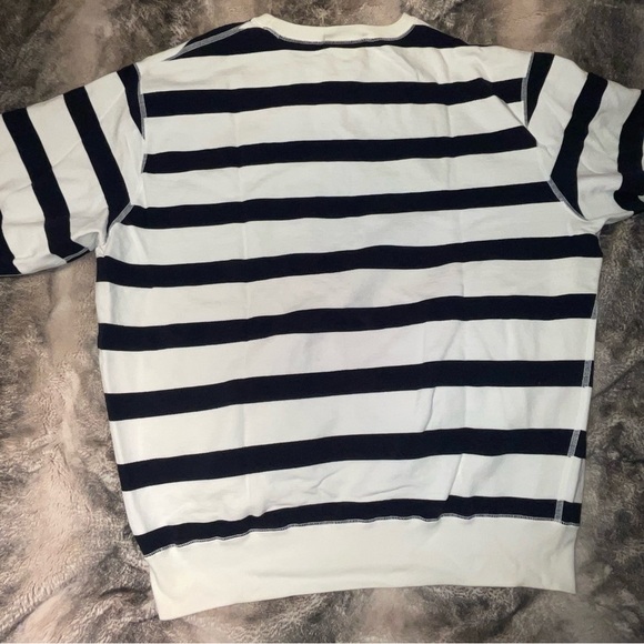 Polo by Ralph Lauren Men's White and Black Striped Sweater - Picture 5 of 5